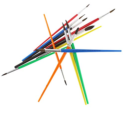 Creatology Natural Bristle Paintbrushes, 12 Count - Image 2