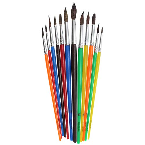 Creatology Natural Bristle Paintbrushes, 12 Count - Image 5
