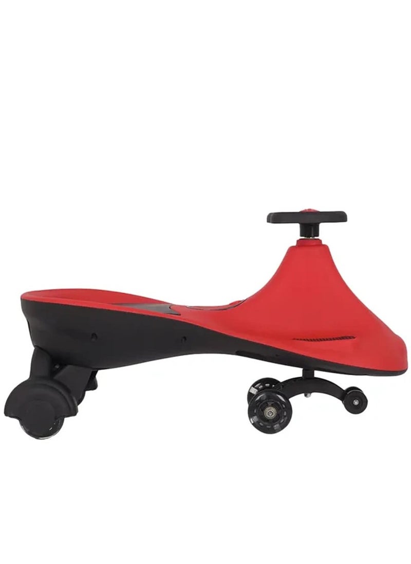 FACTUAL TOYS - Kids Magic Swing Car With Music And Rollover Ride On Kids Toy Car-Red - Image 1