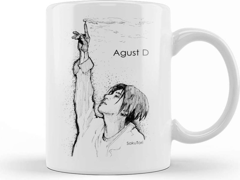 Print Shop Bts Agust D Extinct Fire Mug Porcelain