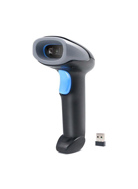 Handheld Barcode Scanner 1D/2D/QR Code Scanner 2.4G Wireless & USB Wired Bar Code Reader Compatible with Windows Mac Linux for Supermarket Retail Library Logistics Warehouse