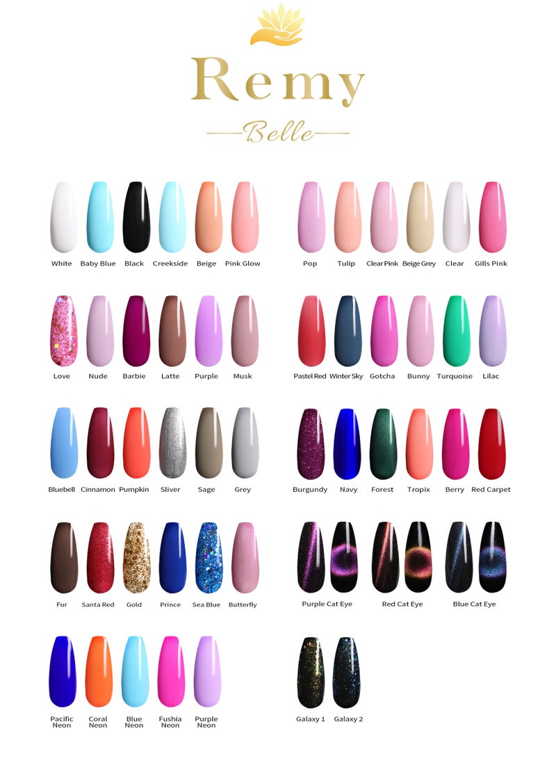 ريمي بيلا طلاء أظافر جل يدوم طويلاً، مقاوم للتشقق، يتطلب التجفيف تحت مصباح ليد بالأشعة فوق البنفسجية، 11 مل (ذهبي) - Image 4