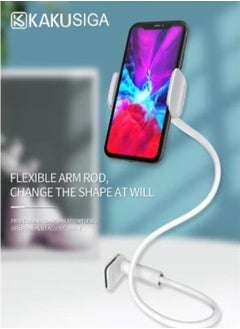 KAKUSIGA Adjustable Mount Holder For Tablets & Smartphones White  - Image 1