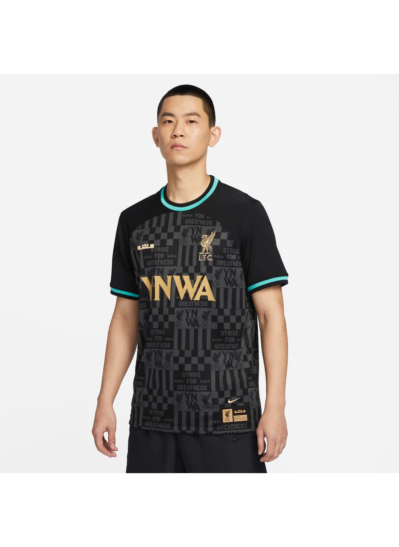 Nike Men's Liverpool F.C. Stadium LeBron Dri-FIT Replica Football Shirt
