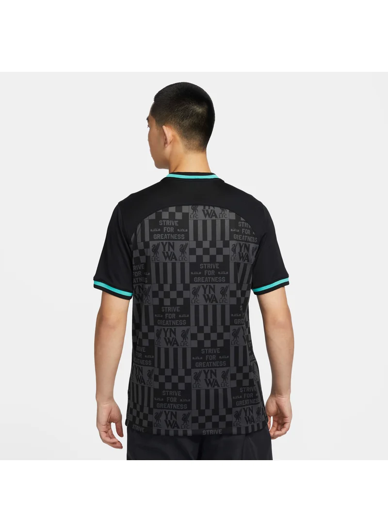 Nike Men's Liverpool F.C. Stadium LeBron Dri-FIT Replica Football Shirt