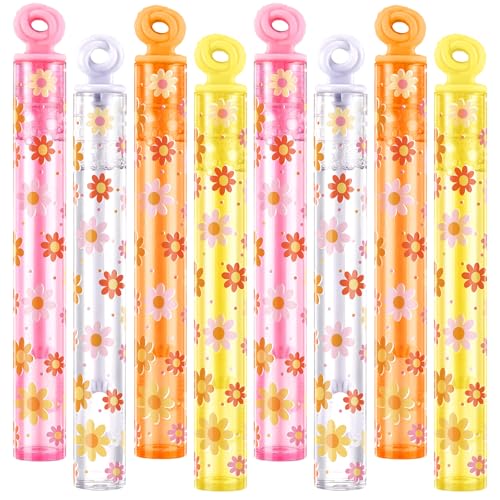 Rotatingpals 32 Pcs Hippie Daisy Bubble Wands Daisy Bubble Wand Groovy Party Favors for Adult Summer Activity Birthday Party Goodie Bag Stuffers Gifts Wedding Supplies - Image 1