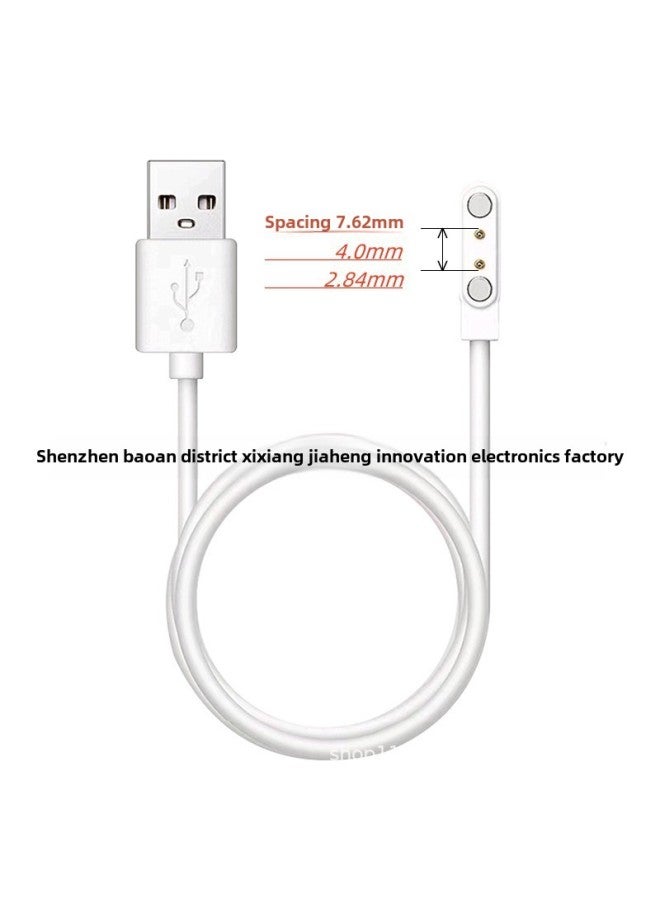 Spot 2pin4pin Magnetic Charging Line Smart Watch Cup 7.62/4.0/2.84 2-pin 4-pin Magnetic Charging Line-Color:2pin Base  - Image 5