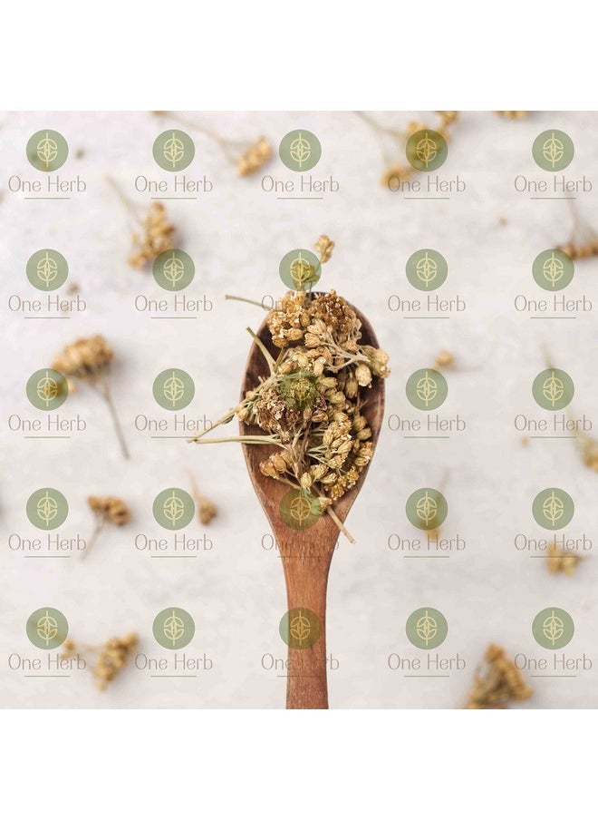 The Indian Chai One Herb - Yarrow Flower Tea 100g for Anxiety, Digestive Distress, Cold & Fever and Skin.  - Image 2