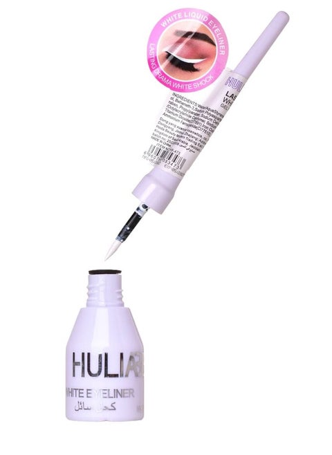 Liquid eyeliner from Houlia Beauty, lasts 24 hours in white color
