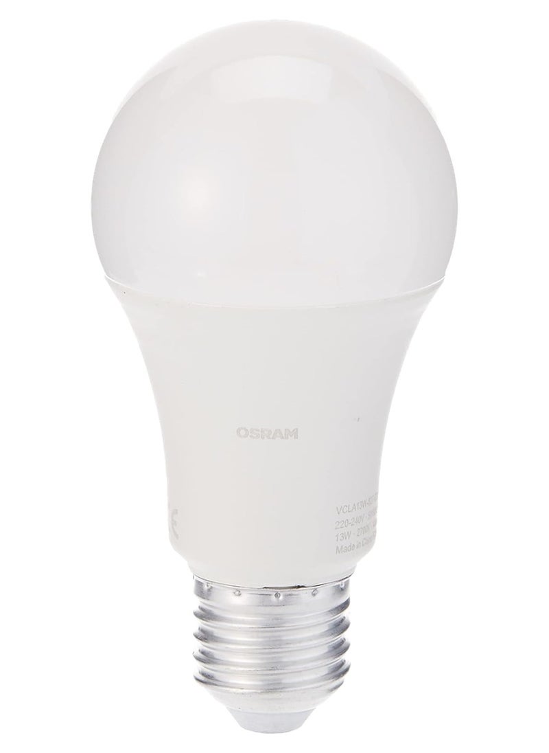 أوسرام مصباح LED كلاسيكي من OSRAM، إضاءة دافئة، 13 واط، برغي غير لامع، OLED-CLA-13W-WW-FS  - Image 1