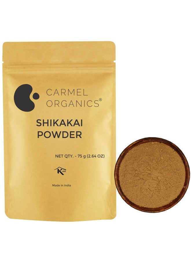 CARMEL ORGANICS Combo Of Amla,Shikakai,Soapnut & Bhringraj Powder(75G Each) | Natural | Promotes Hair Growth,Strengthens Hair & Adds Shine And Luster | No Added Preservatives & Additives  - Image 4