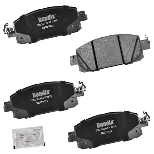 Bendix Priority1 CFC2310 Ceramic Front Brake Pads for Nissan Kicks 2024-2021, Sentra 2023-2020 - Image 1