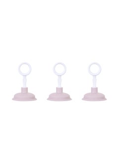 Mini Hand Drain Sink Plunger, Small Force Pump Helper Unclogger Tool Clog Remover for Bathrooms, Kitchens, Sinks, Baths, and Showers (Pink, 4.13×6.5Inch)