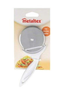Metaltex 65mm Pizza And Cake Cutter Kitchen Tools Pizza Pastry Slicer Bakeware Pizza Cutter Wheel Parties and Events For Pizza Lovers Support Dishwasher For Easy Cleaning  - Image 1