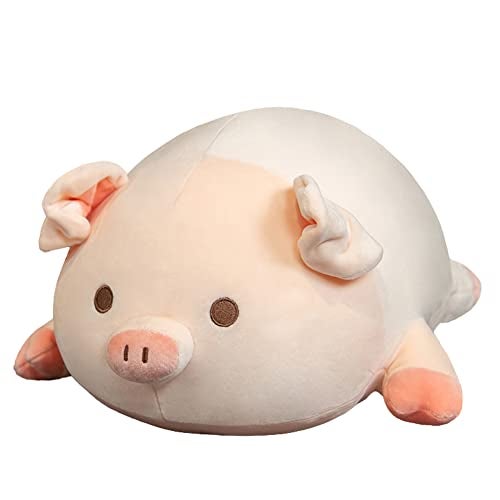lannery Pig Stuffed Animal Hugging Pillow Soft Fat Pig Plush Toy Gifts for Kids Valentine Christmas Round Eyes 157 - Image 1