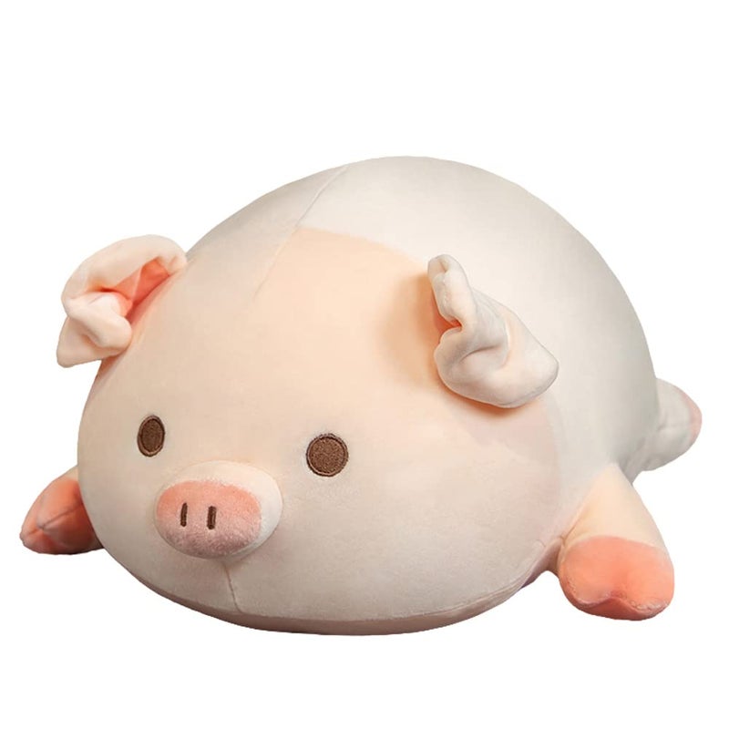 lannery Pig Stuffed Animal Hugging Pillow Soft Fat Pig Plush Toy Gifts for Kids Valentine Christmas Round Eyes 157 - Image 2