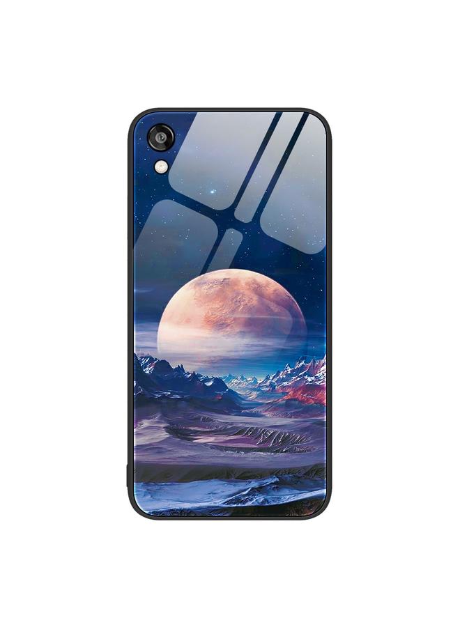 S-TOP Case For Honor Play 3e Colorful Painted Glass Phone Case - Image 1