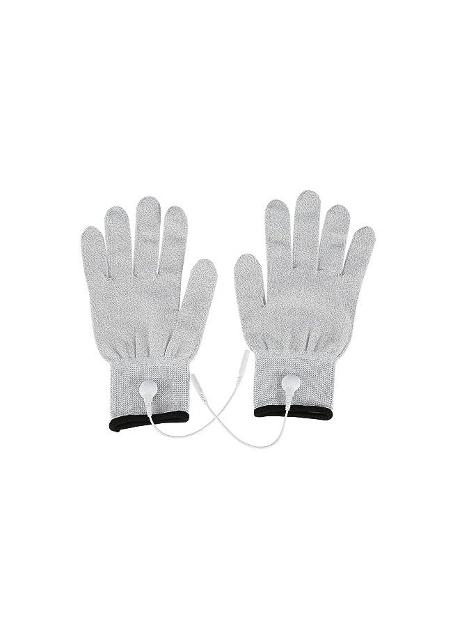 SYOSI Electrode Gloves, Conductive Glove for Electrode Gloves Massage Hand Gloves with Electrode for Pads,  Fiber Materials, Excellent Resistance  (1 Pair )  - Image 1