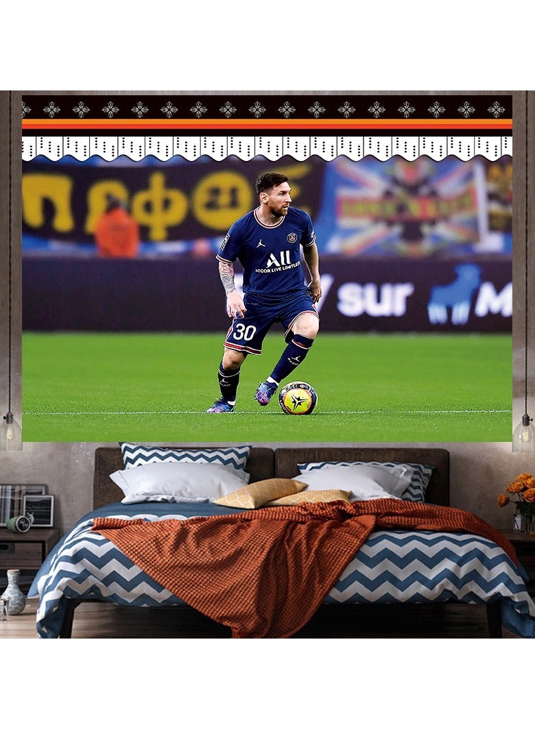 EBMINI New Football Star Background Fabric 