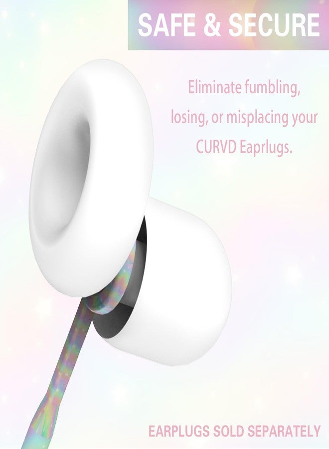 Kasiden Earplug Lanyard with Magnetic Tug-Resistant Safety Cord, Flexible Silicone Lanyard with Most Earplugs with Removable Tips Compatible(Rainbow) - Image 5
