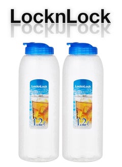 LOCK & LOCK LocknLock Aqua 1.2 Liter Water Bottle Set (2pc) - BPA-Free, Durable & Perfect for Outdoor Adventures 