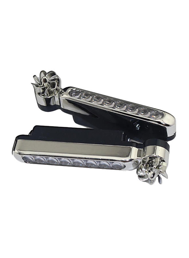 Loquat 2-Piece Universal Wind Power LED Driving Fog Daytime Running Light