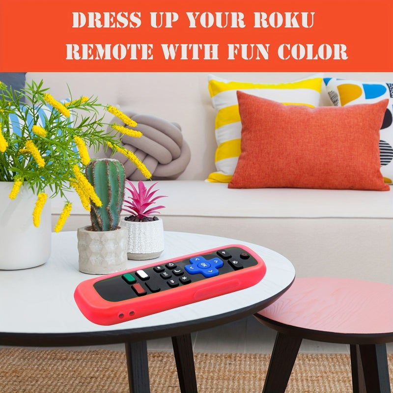 4 Piece Set Roku TV Remote Cover Silicone Sleeve Case with Lanyard Glow in the Dark Luminous Sky Blue Luminous Purple Luminous Green Luminous White Compatible with TCL Hisense Roku TV Streaming Stick 4K 4K Plus Voice Remote Universal Protective Battery Cover Replacement 2022 Model No Battery Included - Image 4