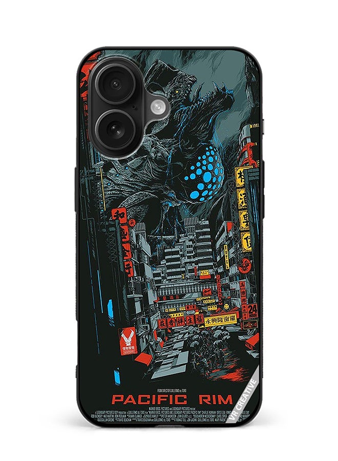VR CREATIVE Protective Case Cover For Apple iPhone 16 Pacific Rim Design Multicolour