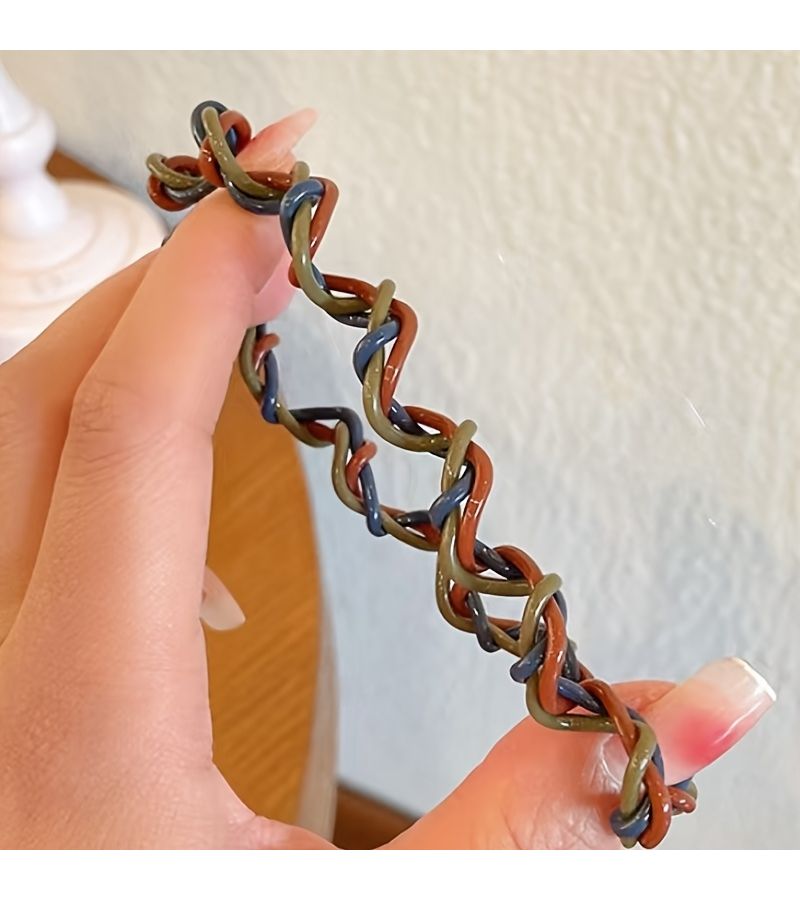 4pcs Spiral Hair Ties High Elasticity Gentle On Thick Hair For Ponytails Buns Everyday Hairstyles - Image 3