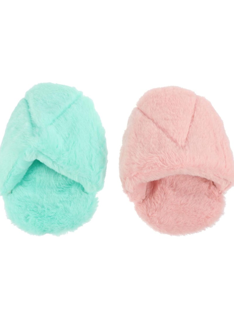 GGOOT 2pcs Hamster Winter Warm Bed House Hideout Fleece Small Pet Sleeping Cave Plush Hut Small Animals Mini Cave Cozy Sofas Cushion for Hedgehog Rat Rabbit Chinchilla - Image 1