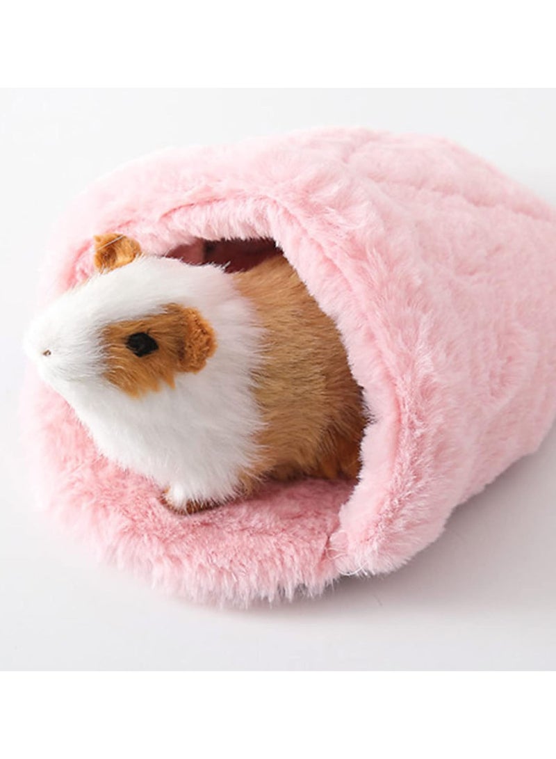 GGOOT 2pcs Hamster Winter Warm Bed House Hideout Fleece Small Pet Sleeping Cave Plush Hut Small Animals Mini Cave Cozy Sofas Cushion for Hedgehog Rat Rabbit Chinchilla - Image 5