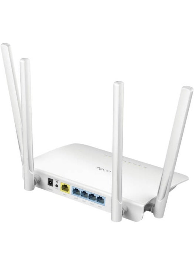 CUDY WR1300 AC1200 GIGABIT DUAL-BAND WI-FI MESH ROUTER, 2.4GHZ/5GHZ, 1200MBPS, GIGABIT ETHERNET, MESH, ACCESS POINT & RANGE EXTENDER - Image 1