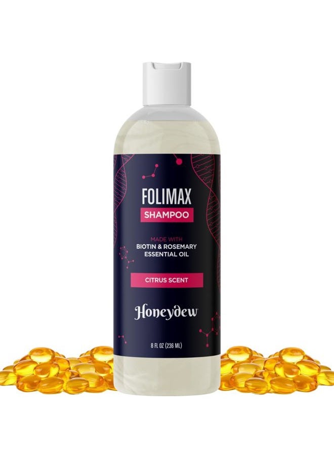 Honeydew - Biotin and Rosemary Shampoo for Thinning Hair - Sulfate Free Biotin Shampoo for Men with Hair Thickening Essential Oils - Deep Cleansing Volumizing Shampoo for Thin Hair with Zinc and Tea Tree Oil - Image 1