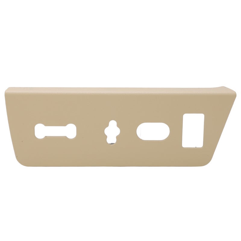 Driver Seat Switch Panel: Beige ABS Matte Finish - OE Number 9L3Z‑14A706‑MA Seat Adjustment Panel for Ford 2009‑2014 Models - Image 1