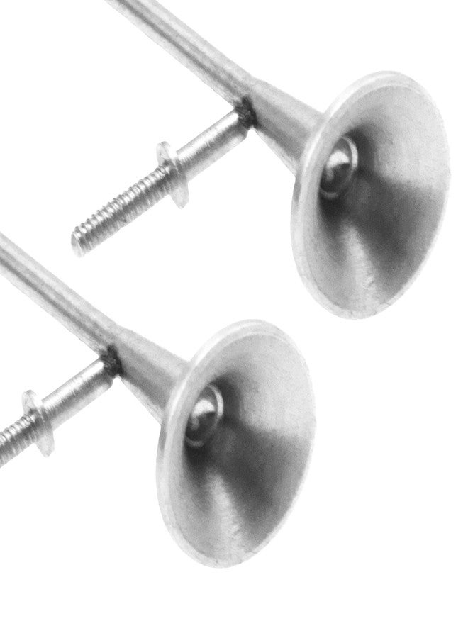 Vgoohobby 2Pcs Vgoohobby 1/14 Scale Simulation Metal Speaker Whistle Decoration Compatible with 1/14 Tamiya RC Tractor Scania R620 Actros 3363 Arocs Man TGX Truck Car(48mm) - Image 4