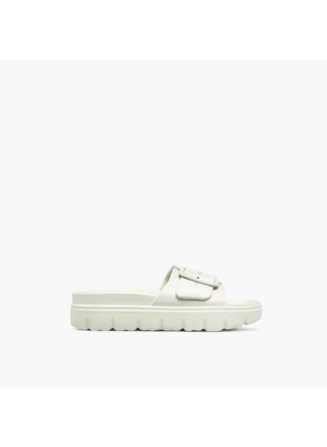 فلورا بيلا من شو إكسبرس صنادل نسائية سهلة الارتداء بتفاصيل إبزيم