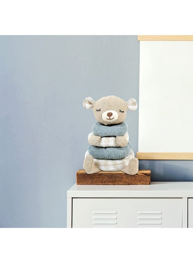 MON AMI Petit Bear Soft Plush Stacking Toy - 7”, Early Development STEM Montessori Toys, Sensory Development Toys, Encourage Hand-Eye Coordination - Image 5