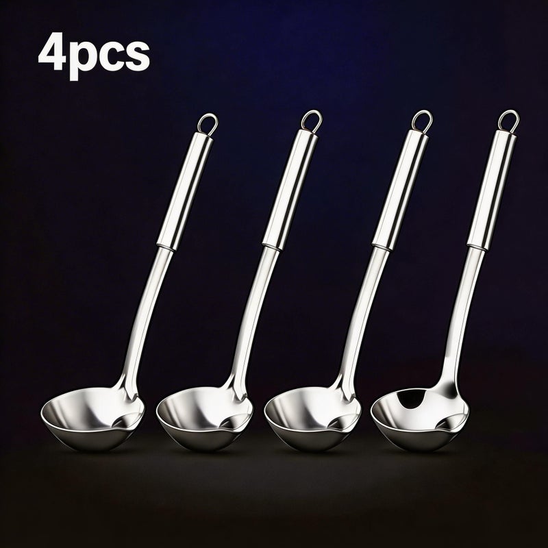 Durable 304 Stainless Steel Oil Separation Spoon 3pcs Versatile Skimmer Ladle With Strainer For Grease Separation And Dredging Perfect For Home Cooking School Meals Restaurants And Cafeterias - Image 2