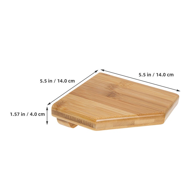 4 pcs Corner Wall Mount Shelves Space Saving Storage Floating Shelf For Bathroom And Kitchen No Drill Installation Modern Design For Home Decor And Organization - Image 3