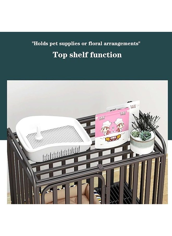KLNAMAEAAN Durable Metal Pet Cage with Door  - Image 3