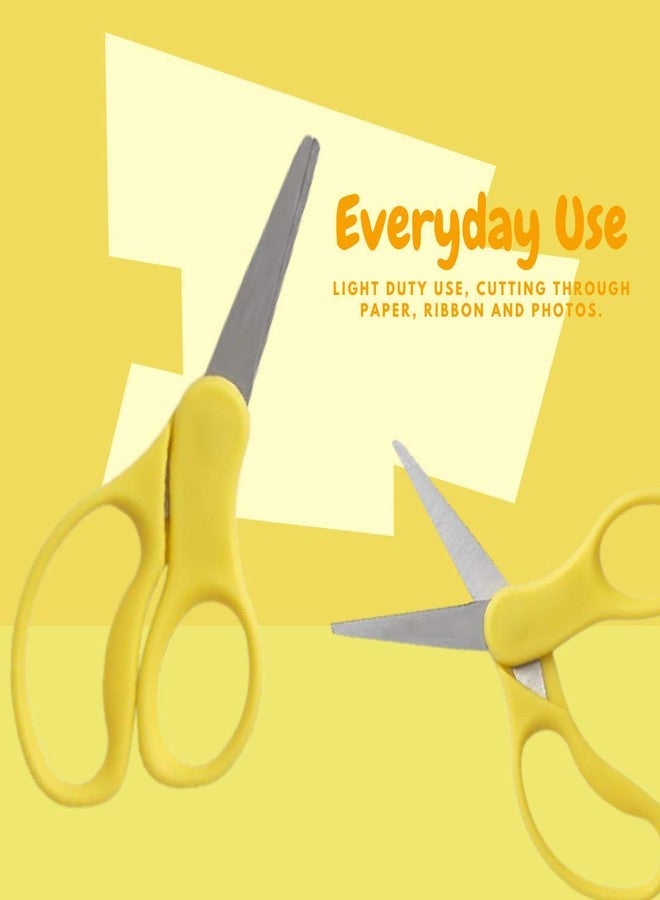 1InTheOffice Kids Scissors Blunt Tip, Safety Scissors for Kids, Kid Scissors, Child Size Scissors, Kids Safety Scissors 2 Pack - Image 5