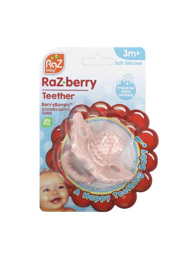 RaZ berry Teether 3 Months Pink 1 Count - pzsku/ZD6A87CE91B876E1B9C35Z/45/_/1711377973/46a73ce5-f10e-4ec2-81a3-f7cdf31ba762