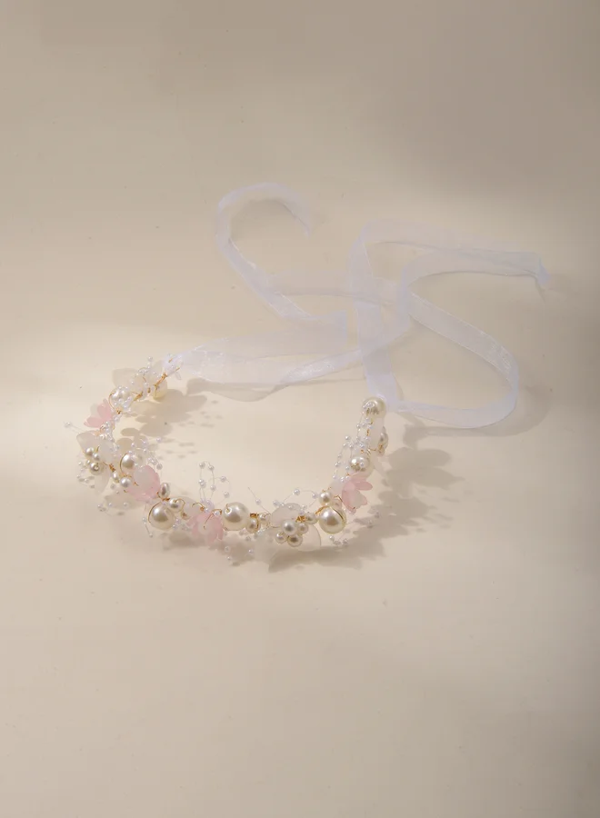 تايك تو Floral Forest-Style Bridal Headpiece