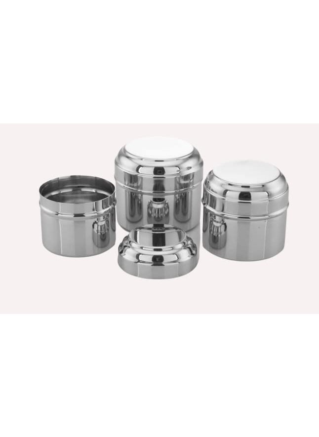 Expresso - Expresso Stainless Steel Stackable Small/Mini Box Dabba/Container/Storage Box, Capacity-120ml/150ml/180ml, Set of 3 - Image 1