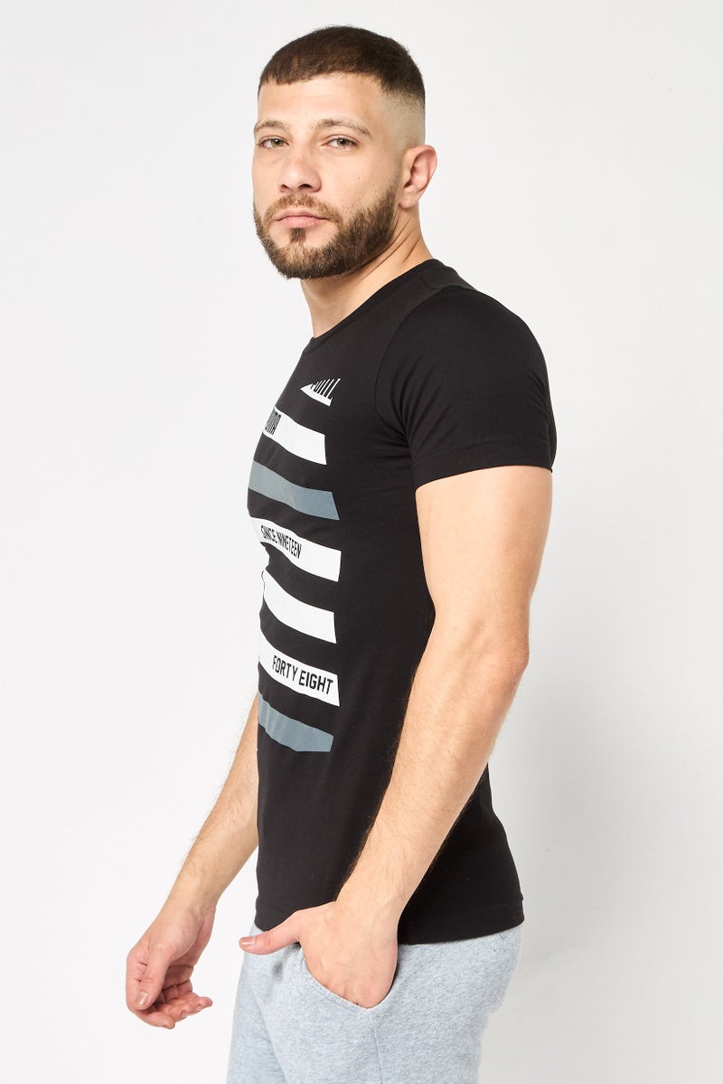 PUMA تي شيرت رياضي للرجال بأكمام قصيرة، في الهواء الطلق، متعدد الألوان - Image 3