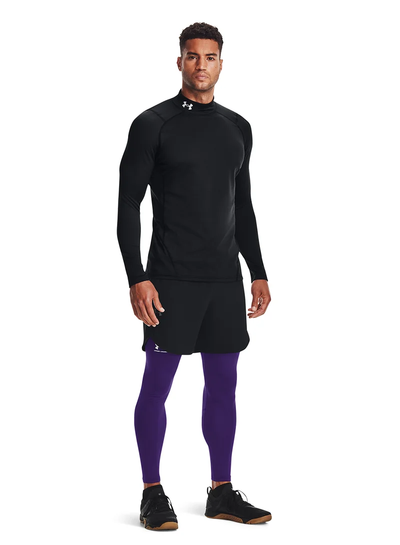 UNDER ARMOUR ColdGear Armour Fitted Mock Neck T-Shirt