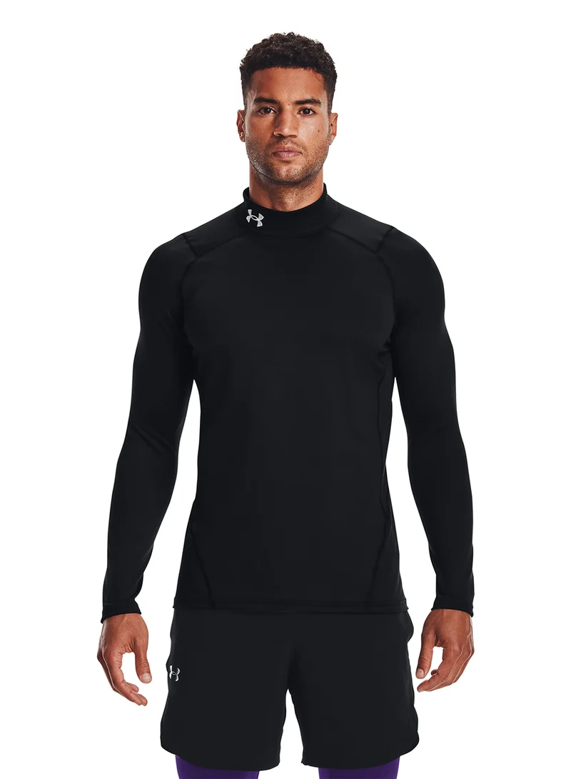 UNDER ARMOUR ColdGear Armour Fitted Mock Neck T-Shirt