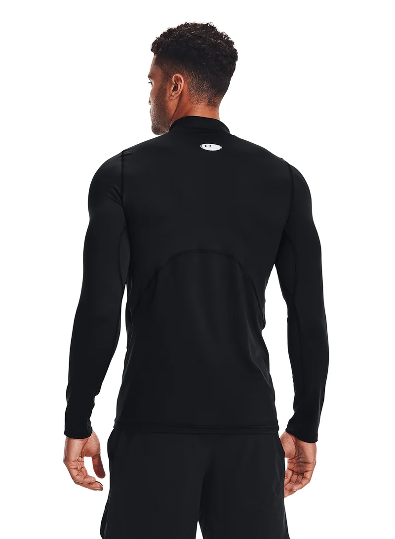 UNDER ARMOUR ColdGear Armour Fitted Mock Neck T-Shirt