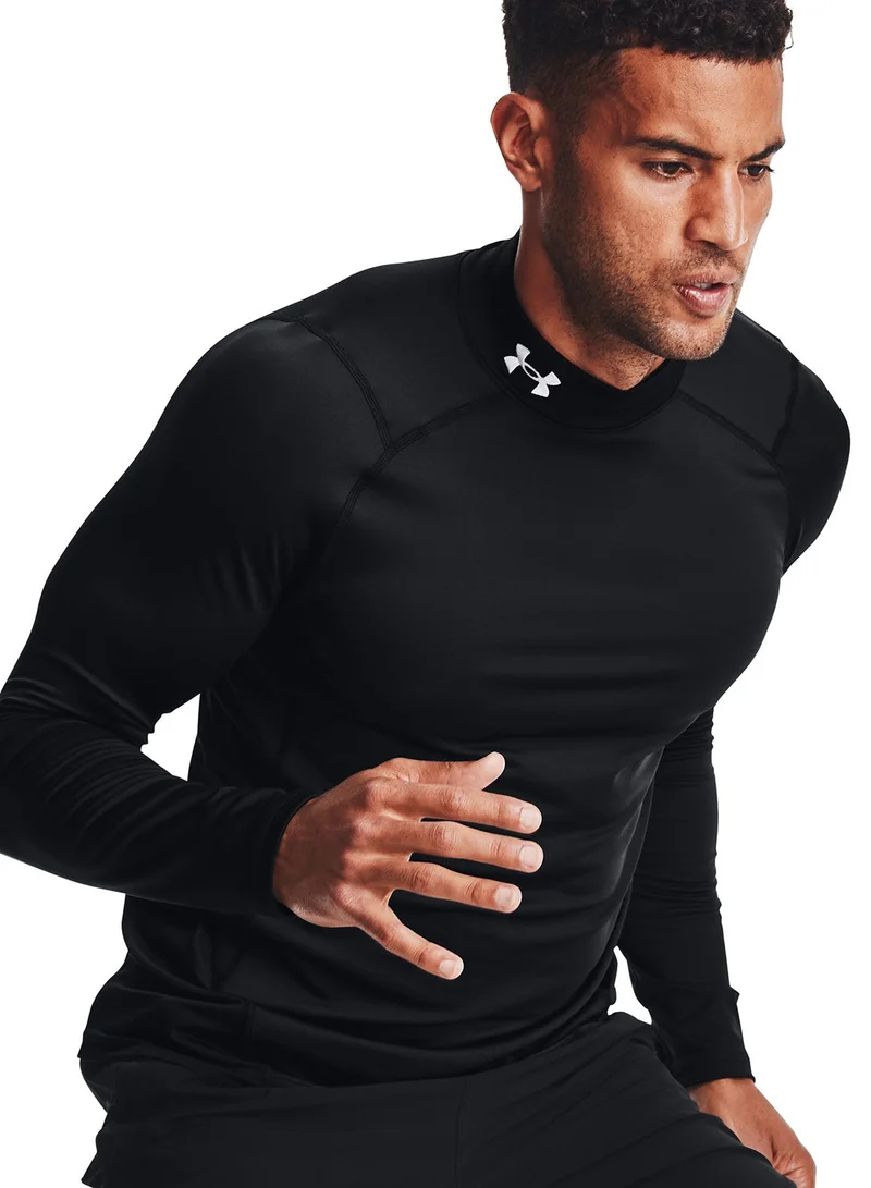 UNDER ARMOUR ColdGear Armour Fitted Mock Neck T-Shirt