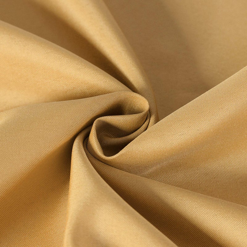 Cupuamon Square Tablecloth 52x52 inch Washable Polyester Fabric Table Cloth for Wedding Party Dining Banquet Decoration(52x52 Gold) - Image 4